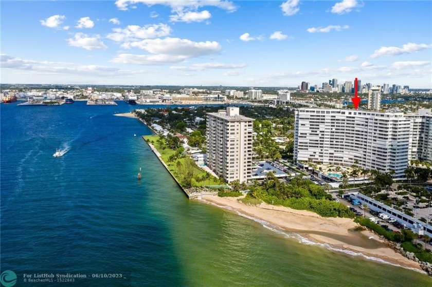 Direct Ocean & Port Everglades Inlet views providing a constant - Beach Condo for sale in Fort Lauderdale, Florida on Beachhouse.com