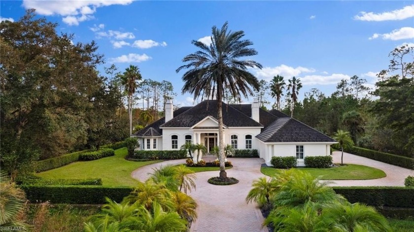 Classic Luxury meets a beautiful location and privacy! Nestled - Beach Home for sale in Naples, Florida on Beachhouse.com