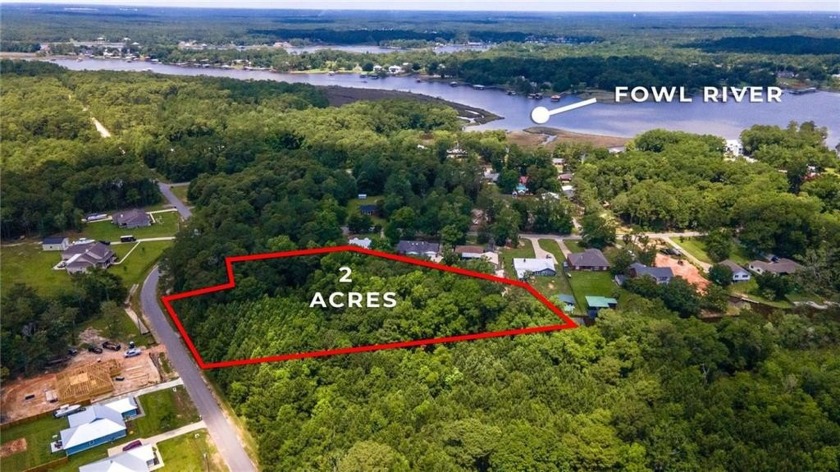RARE WATERFRONT OPPORTUNITY ON FOWL RIVER WITH 500+/- FT OF - Beach Acreage for sale in Coden, Alabama on Beachhouse.com