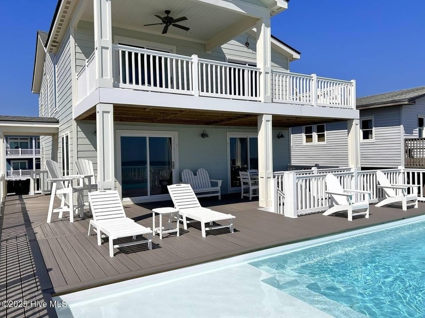 This stunning 6BR/4BA oceanfront home with elevated private - Beach Home for sale in Oak Island, North Carolina on Beachhouse.com