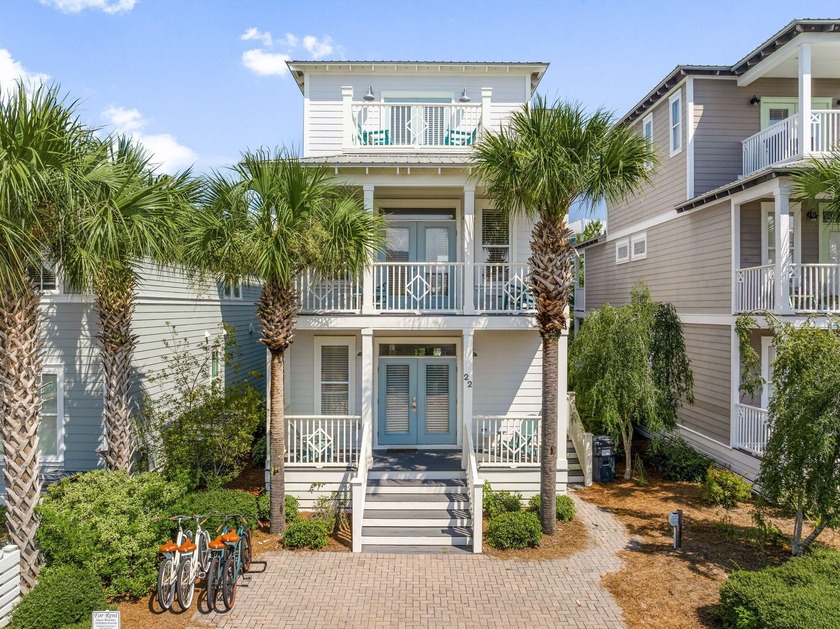 Beautiful three-story Seacrest Beach residence offering four - Beach Home for sale in Inlet Beach, Florida on Beachhouse.com