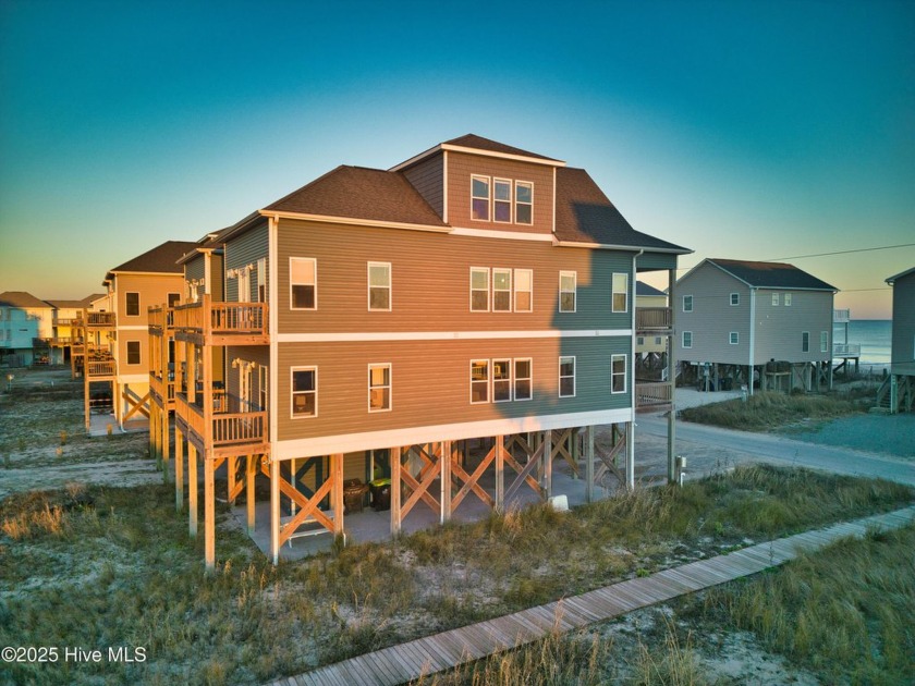 Absolutely stunning ocean views from this second row duplex - Beach Townhome/Townhouse for sale in North Topsail Beach, North Carolina on Beachhouse.com