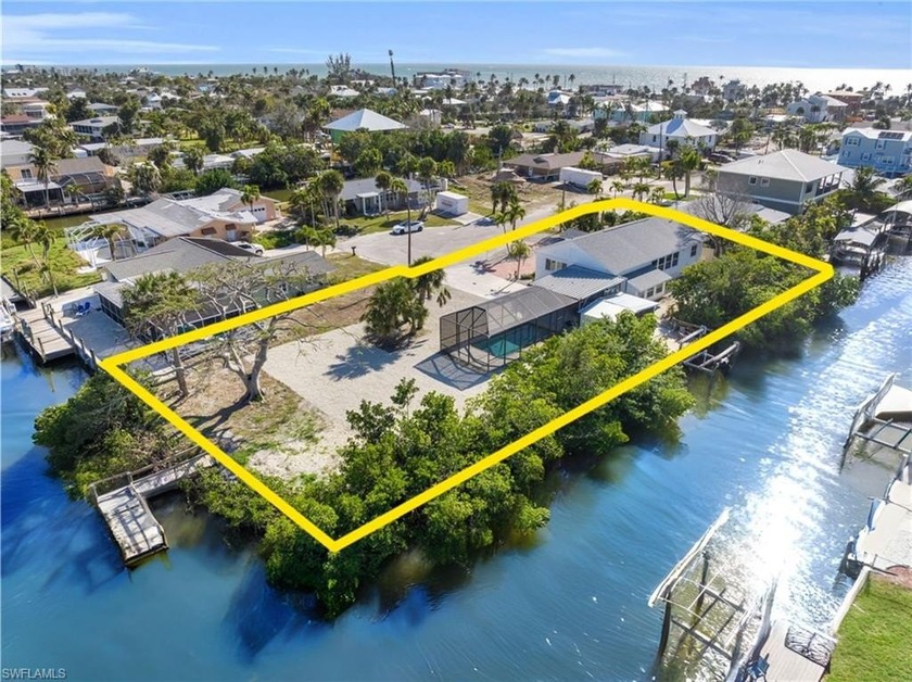 OVERSIZED .38 ACRES Waterfront Pool home - Boater's Dream Meets - Beach Home for sale in Fort Myers Beach, Florida on Beachhouse.com