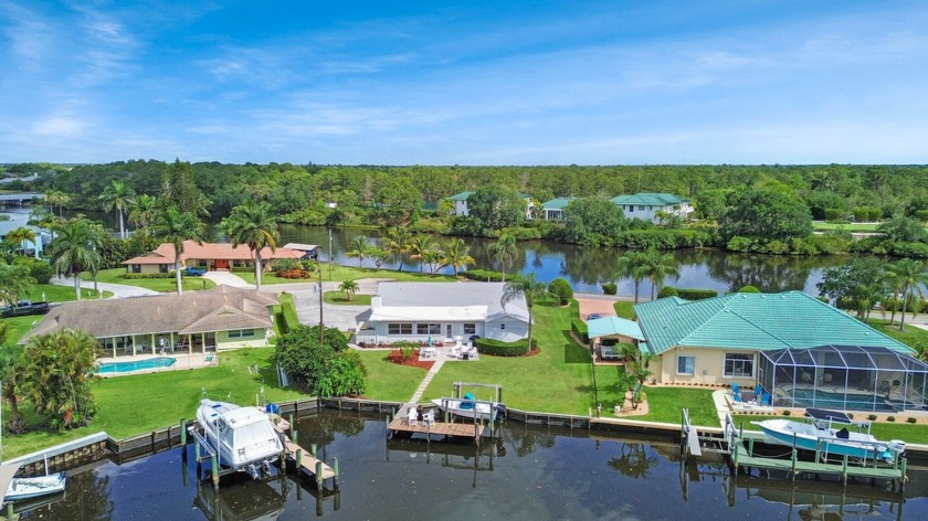 Discover this boaters paradise in Hidden River on Pine Tree Ln - Beach Home for sale in Palm City, Florida on Beachhouse.com