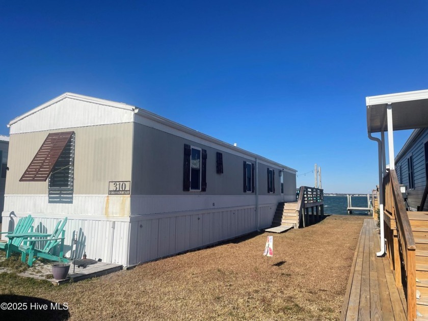 Soundfront mobile home on a leased lot! Discover a rare - Beach Lot for sale in Emerald Isle, North Carolina on Beachhouse.com