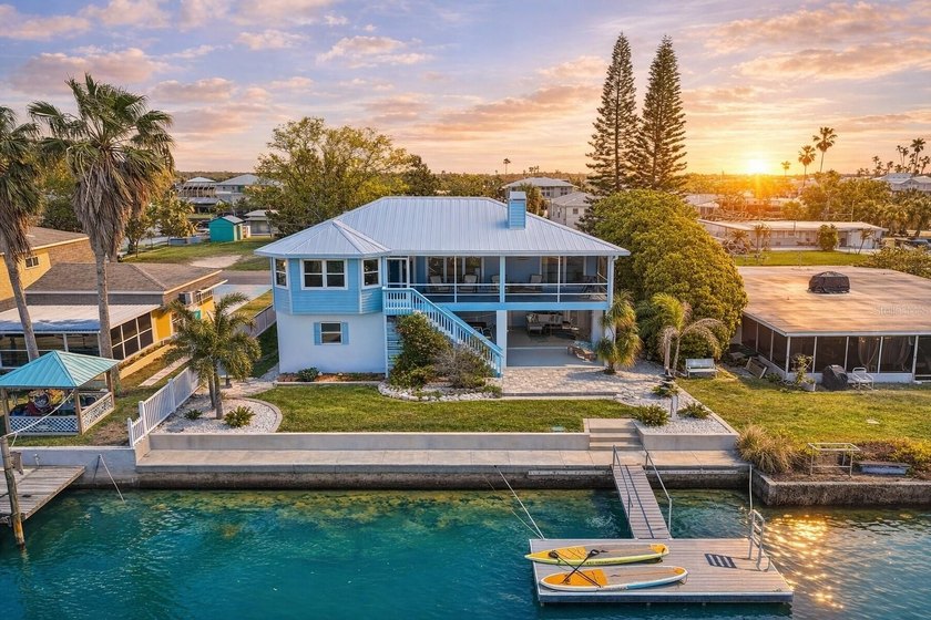 Coastal Waterfront Living with Beautiful Western Sunset Views - Beach Home for sale in Hernando Beach, Florida on Beachhouse.com