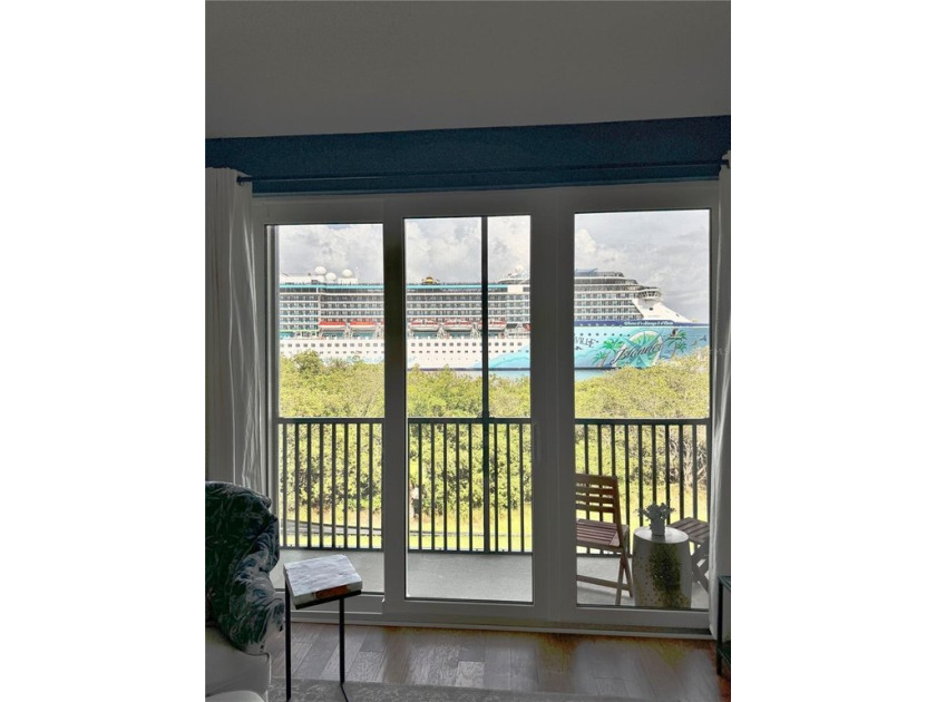 When your afternoon view includes a cruise ship going by, you - Beach Condo for sale in Tampa, Florida on Beachhouse.com