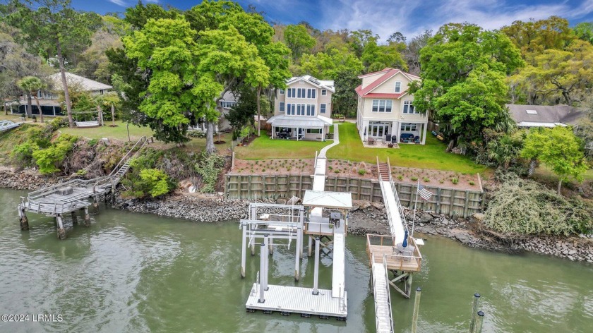 Welcome to your riverside retreat!  Perfectly perched on a - Beach Home for sale in Bluffton, South Carolina on Beachhouse.com