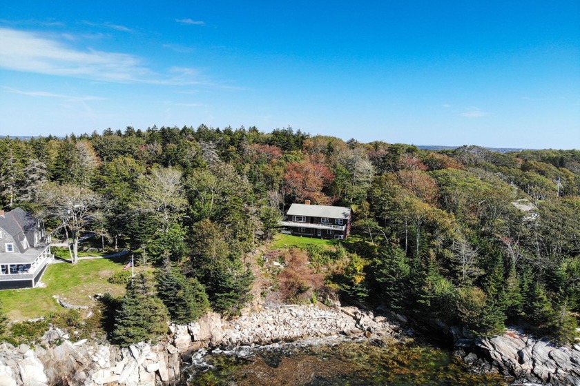 Set atop a granite bluff overlooking the entrance to Christmas - Beach Home for sale in South Bristol, Maine on Beachhouse.com