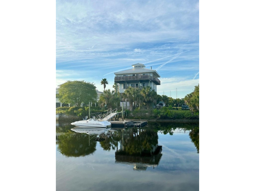 WATERFRONT, custom designed home with DOCK on deep water CANAL - Beach Home for sale in Crawfordville, Florida on Beachhouse.com