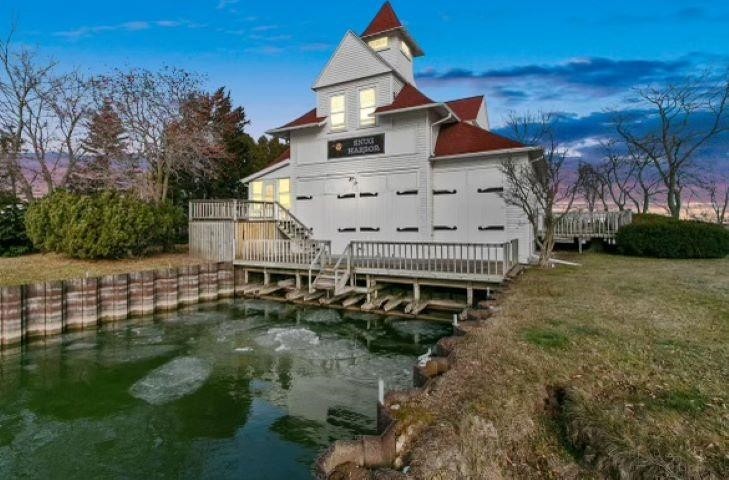 Est. 1893, sprawling over 4,000 sq ft. on the end of a Harbor - Beach Home for sale in Kewaunee, Wisconsin on Beachhouse.com
