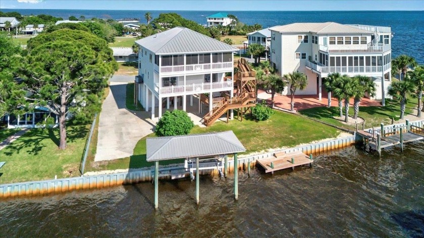 Waterfront views from every room and deepwater boat access all - Beach Home for sale in Panacea, Florida on Beachhouse.com