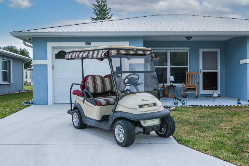 Enjoy the INCLUDED GOLF CART with the purchase of this - Beach Home for sale in Fort Pierce, Florida on Beachhouse.com
