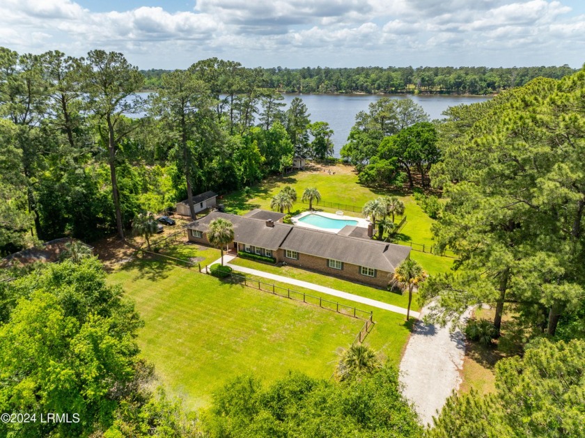 Private estate living on 2 plus acre Deep Water Whale Branch - Beach Home for sale in Beaufort, South Carolina on Beachhouse.com