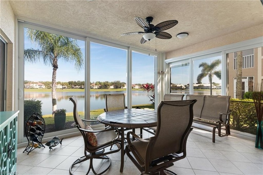 Spectacular lake and golf course views are featured in this - Beach Condo for sale in Bonita Springs, Florida on Beachhouse.com