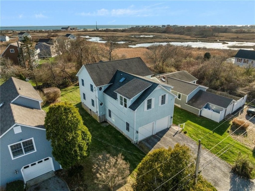 On perhaps the prettiest and most private street in Sand Hill - Beach Home for sale in Narragansett, Rhode Island on Beachhouse.com
