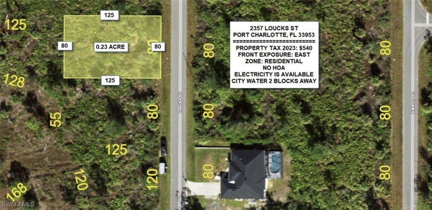 LOT FOR SALE!!! Great lot to build your home. Conveniently - Beach Lot for sale in Port Charlotte, Florida on Beachhouse.com