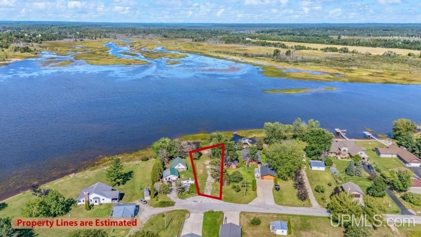 Rare Waterfront Find on the Whitefish River! 72 feet of frontage - Beach Lot for sale in Rapid River, Michigan on Beachhouse.com