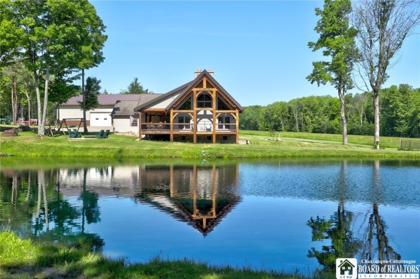 Welcome to your equestrian estate in Ellery, NY! Nestled on 70+ - Beach Home for sale in Ellery, New York on Beachhouse.com