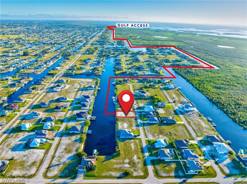 An amazing waterfront lot = no bridge/ direct sailboat Gulf - Beach Lot for sale in Cape Coral, Florida on Beachhouse.com