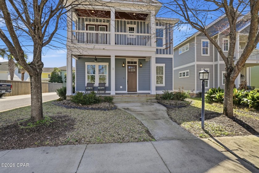 This STUNNING 4/3 custom craftsman has a unique plan featuring 2 - Beach Home for sale in Panama City Beach, Florida on Beachhouse.com