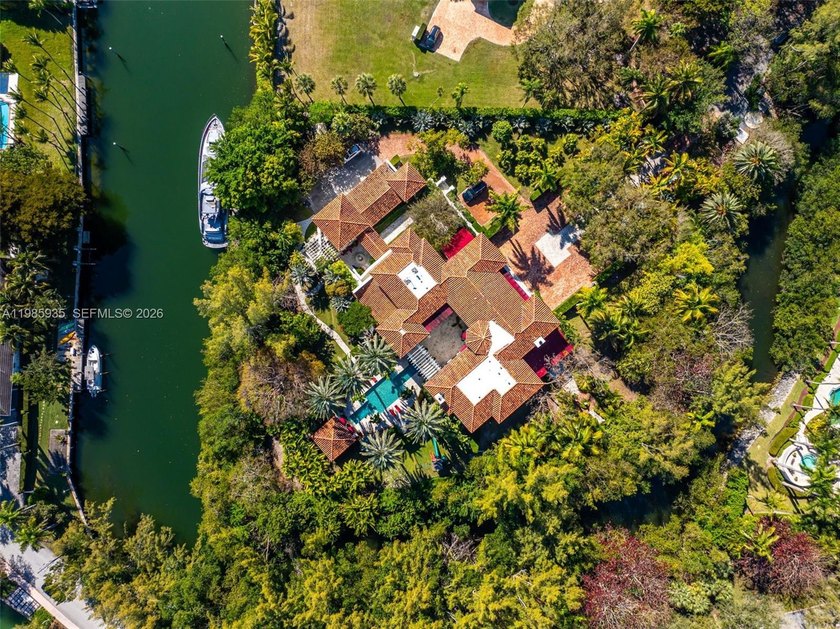 Nestled within the exclusive, gated, and 100% private enclave of - Beach Home for sale in Coral Gables, Florida on Beachhouse.com