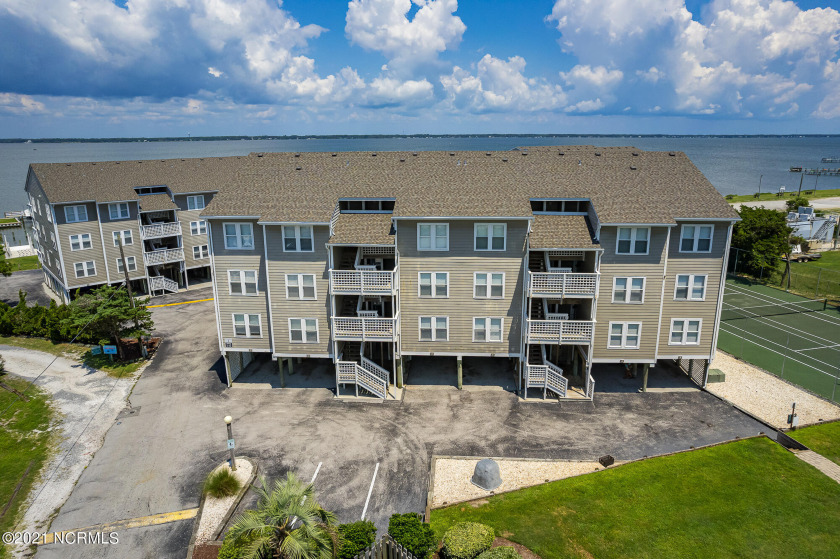 Soundview unit with amazing waterviews of Bogue Sound and a Boat - Beach Condo for sale in Indian Beach, North Carolina on Beachhouse.com