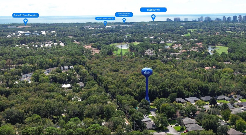 Beautiful lot close to Mack Bayou - minutes from Sacred Heart - Beach Lot for sale in Santa Rosa Beach, Florida on Beachhouse.com