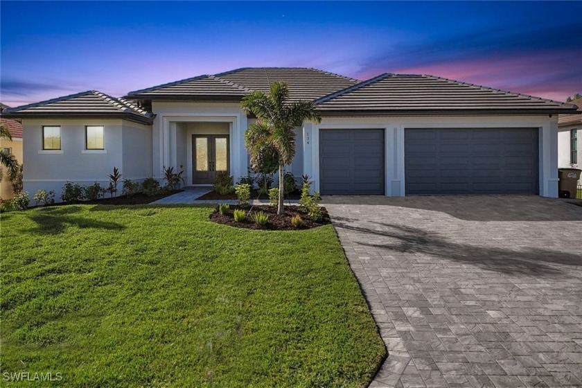 Welcome to this brand-new 2024 construction masterpiece - Beach Home for sale in Cape Coral, Florida on Beachhouse.com