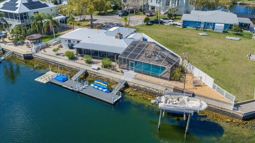 CUL-DE-SAC WATERFRONT POOL HOME WITH BOAT LIFT & DIRECT GULF - Beach Home for sale in Hernando Beach, Florida on Beachhouse.com