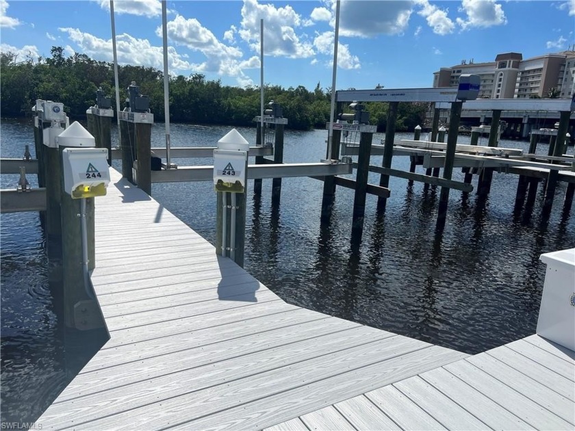 BRAND NEW North Naples Boat Slip for Sale with a 40,000# lift! - Beach Lot for sale in Naples, Florida on Beachhouse.com