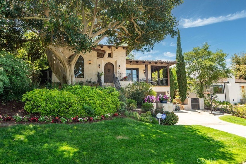 Set high above a palm-lined street in the coveted Valmonte - Beach Home for sale in Palos Verdes Estates, California on Beachhouse.com