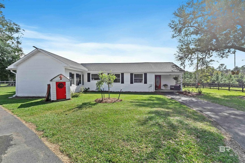 Income producing Horse property paradise.  Adorable farmhouse - Beach Home for sale in Robertsdale, Alabama on Beachhouse.com