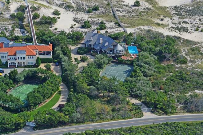 Down prestigious Meadow Lane, stands this iconic oceanfront - Beach Home for sale in Southampton, New York on Beachhouse.com