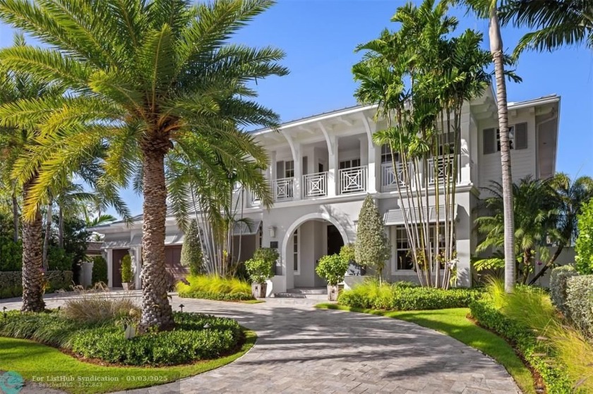 Experience the pinnacle of luxury living in this custom British - Beach Home for sale in Fort Lauderdale, Florida on Beachhouse.com