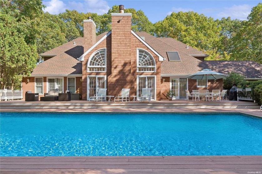 This custom-built six bedroom, four-and-one-half bath - Beach Home for sale in Quogue, New York on Beachhouse.com