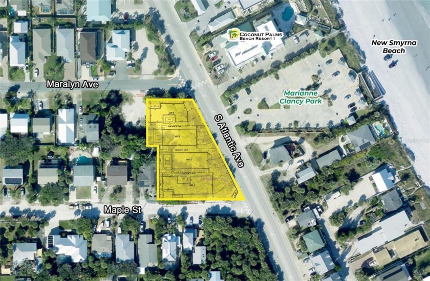 An exceptional coastal development opportunity awaits along S - Beach Lot for sale in New Smyrna Beach, Florida on Beachhouse.com