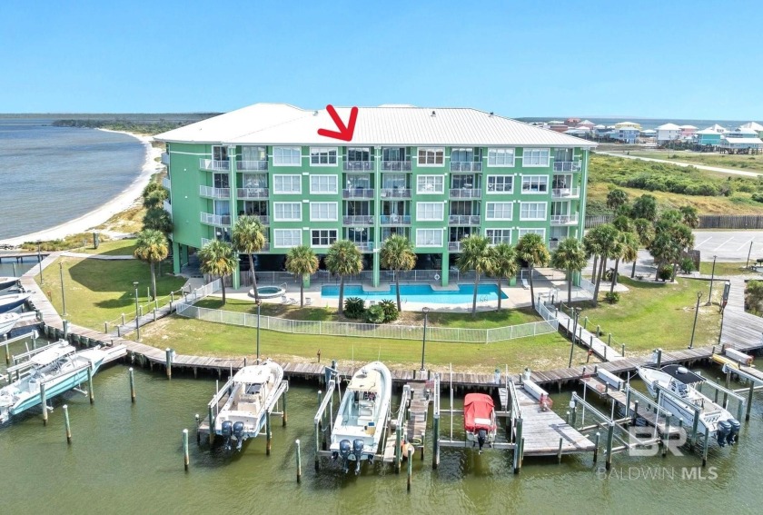 Top-Floor Waterfront Condo with Deeded Boat Slip and Stunning - Beach Condo for sale in Gulf Shores, Alabama on Beachhouse.com