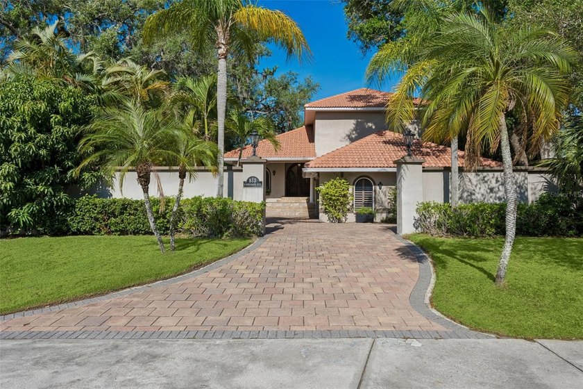 Classic Spanish style home located well off the road in Beach - Beach Home for sale in Tampa, Florida on Beachhouse.com