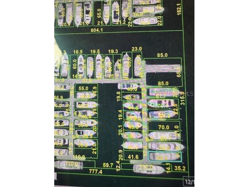 Boat dock located in the highly sought  after South Dock # S-34 - Beach Lot for sale in Palmetto, Florida on Beachhouse.com