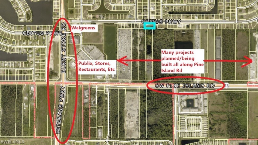 Large commercial lot for multiple uses. This very popular area - Beach Lot for sale in Cape Coral, Florida on Beachhouse.com