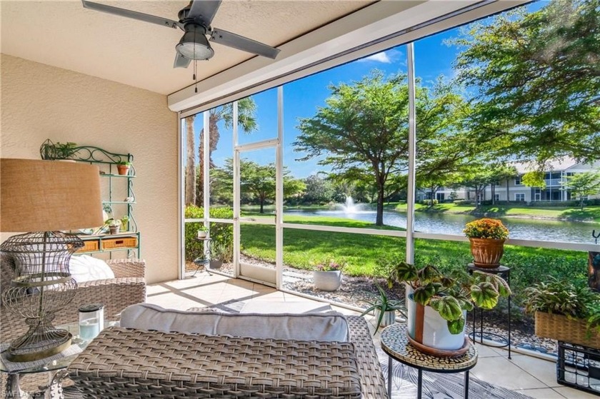 Stunning luxurious corner unit with beautiful lake and fountain - Beach Home for sale in Naples, Florida on Beachhouse.com