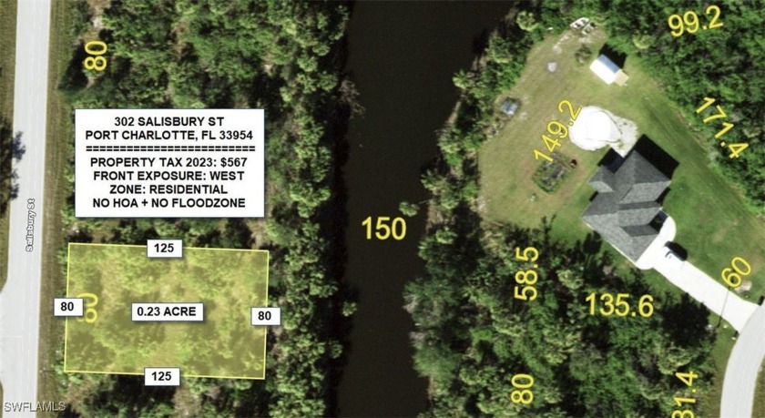 AWESOME CANAL LOT FOR SALE!!! Great lot to build your home - Beach Lot for sale in Port Charlotte, Florida on Beachhouse.com