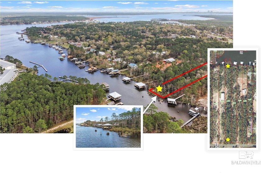 Welcome to a rare opportunity along Wolf Bay--3 acres of - Beach Acreage for sale in Foley, Alabama on Beachhouse.com