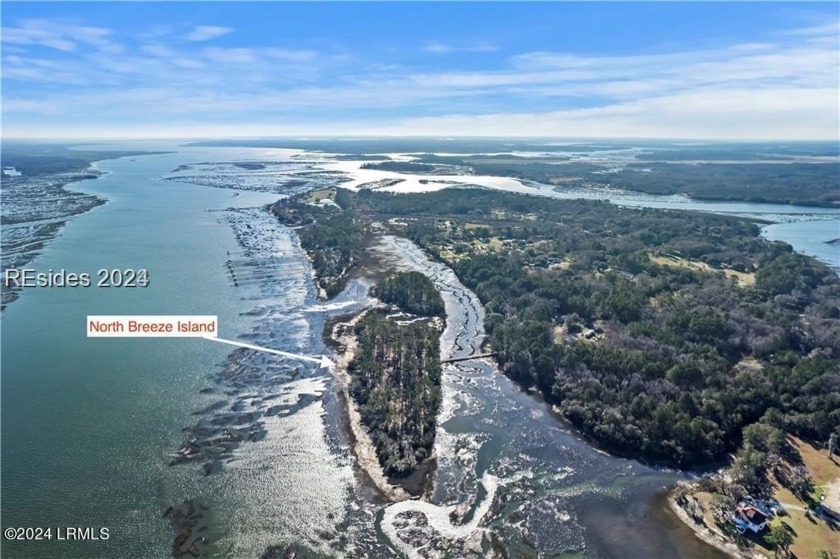 North Breeze Island's 11.46 deep water acres = an ecological - Beach Acreage for sale in Seabrook, South Carolina on Beachhouse.com