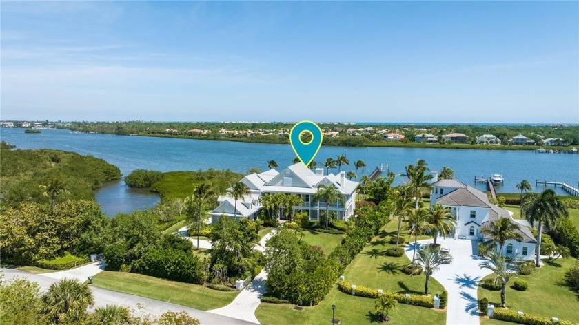 Stunning Key West-style riverfront home w/ 5BR, 6.5BA, & over 5 - Beach Home for sale in Vero Beach, Florida on Beachhouse.com