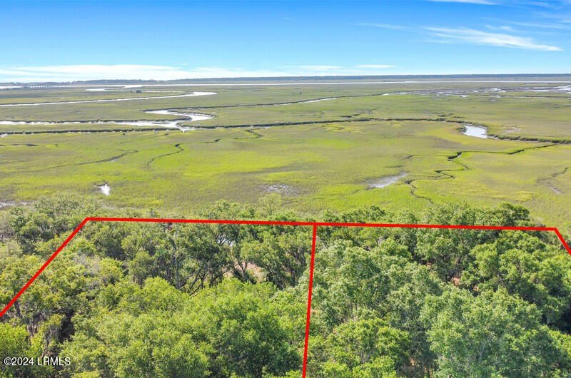 Waterfront views to Harbor Island, beautiful live oaks and - Beach Lot for sale in Saint Helena Island, South Carolina on Beachhouse.com