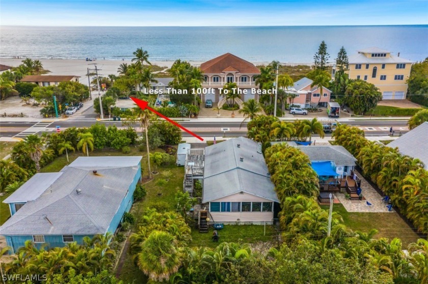 DIRECTLY ACROSS FROM BEACH ACCESS -    Home was significantly - Beach Home for sale in Fort Myers Beach, Florida on Beachhouse.com