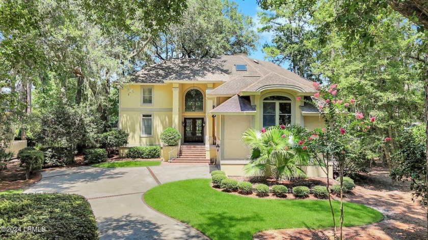 This stately home, nestled in the heart of Long Cove, offers - Beach Home for sale in Hilton Head Island, South Carolina on Beachhouse.com