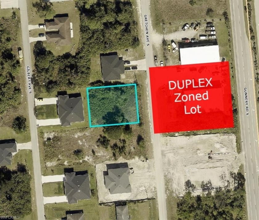 **DUPLEX ZONED LOT** This PREMIUM (.287 acres) duplex lot sits - Beach Lot for sale in Lehigh Acres, Florida on Beachhouse.com